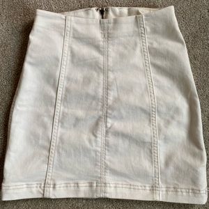 White skirt from Free People